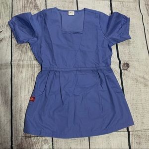 NEW DICKIES CIEL BLUE XSMALL SCRUB TOP